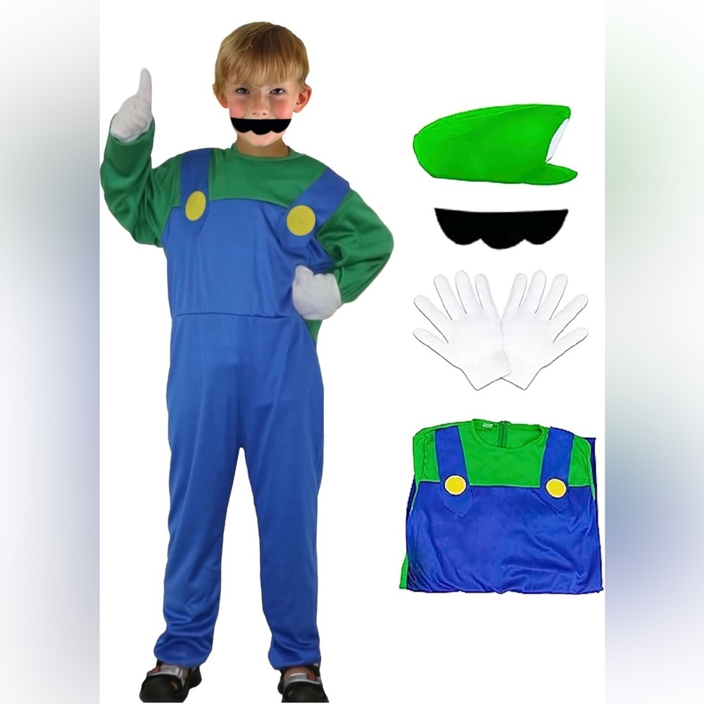 Luigi Super Mario Brothers Costume